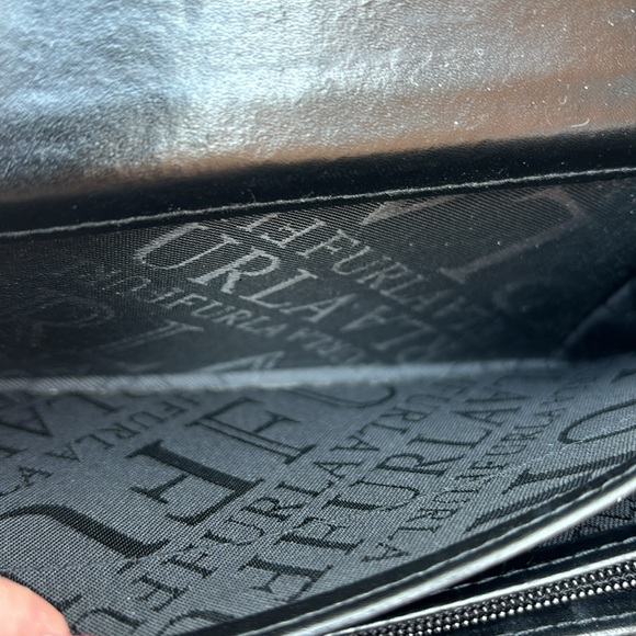 FURLA Thin Smooth Leather Black Wallet - Picture 7 of 10